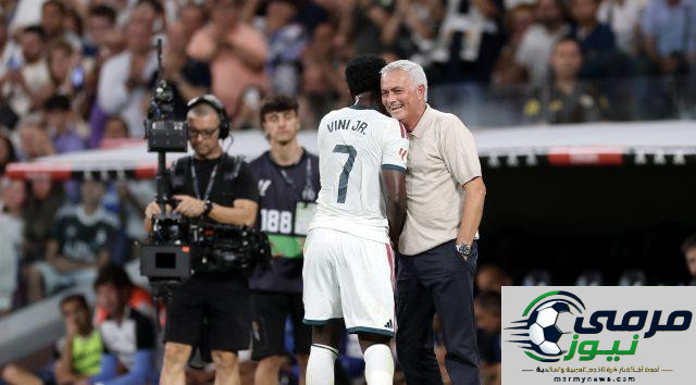 لفتة ذكية من مورينيو لتهدئة الأجواء بين فينيسيوس وجماهير ريال مدريد