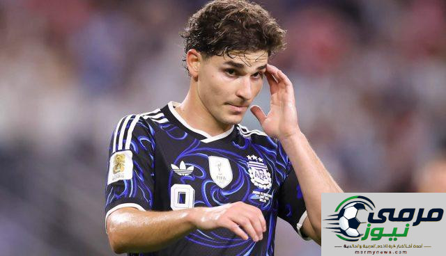 موعد حسم برشلونة لصفقة اللاعب جوليان ألفاريز