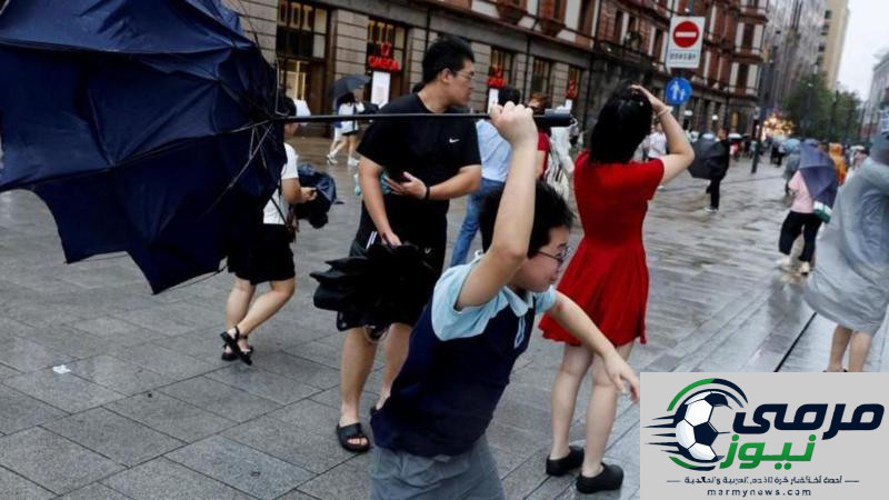 الصين تُخلي مليون شخص من منازلهم بسبب اقتراب عاصفة قوية.