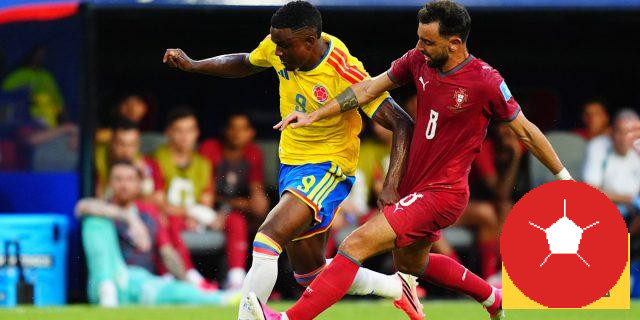 البرتغال وكولومبيا تنهيان المباراة بالتعادل السلبي
