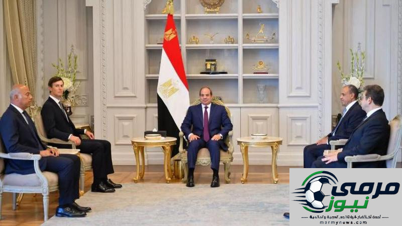 السيسي يستقبل كوشنر والمخابرات المصرية تتفاوض مع حماس لإنقاذ اتفاق غزة